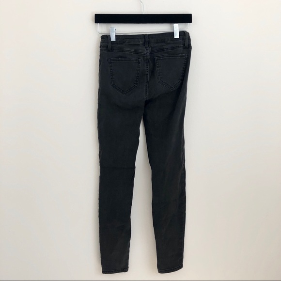 3/$23 Buffalo Black Skinny Jeans Size 2 (26) - Picture 4 of 5